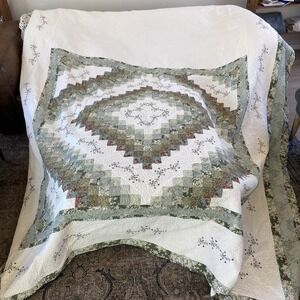 King Quilt Floral Cotton Cottage Core JCP Home With 2 Standard Shams